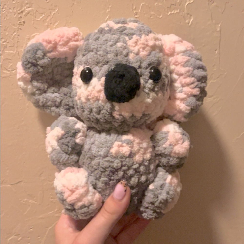 A crocheted koala!     (Start and end price are the same because I made it)
